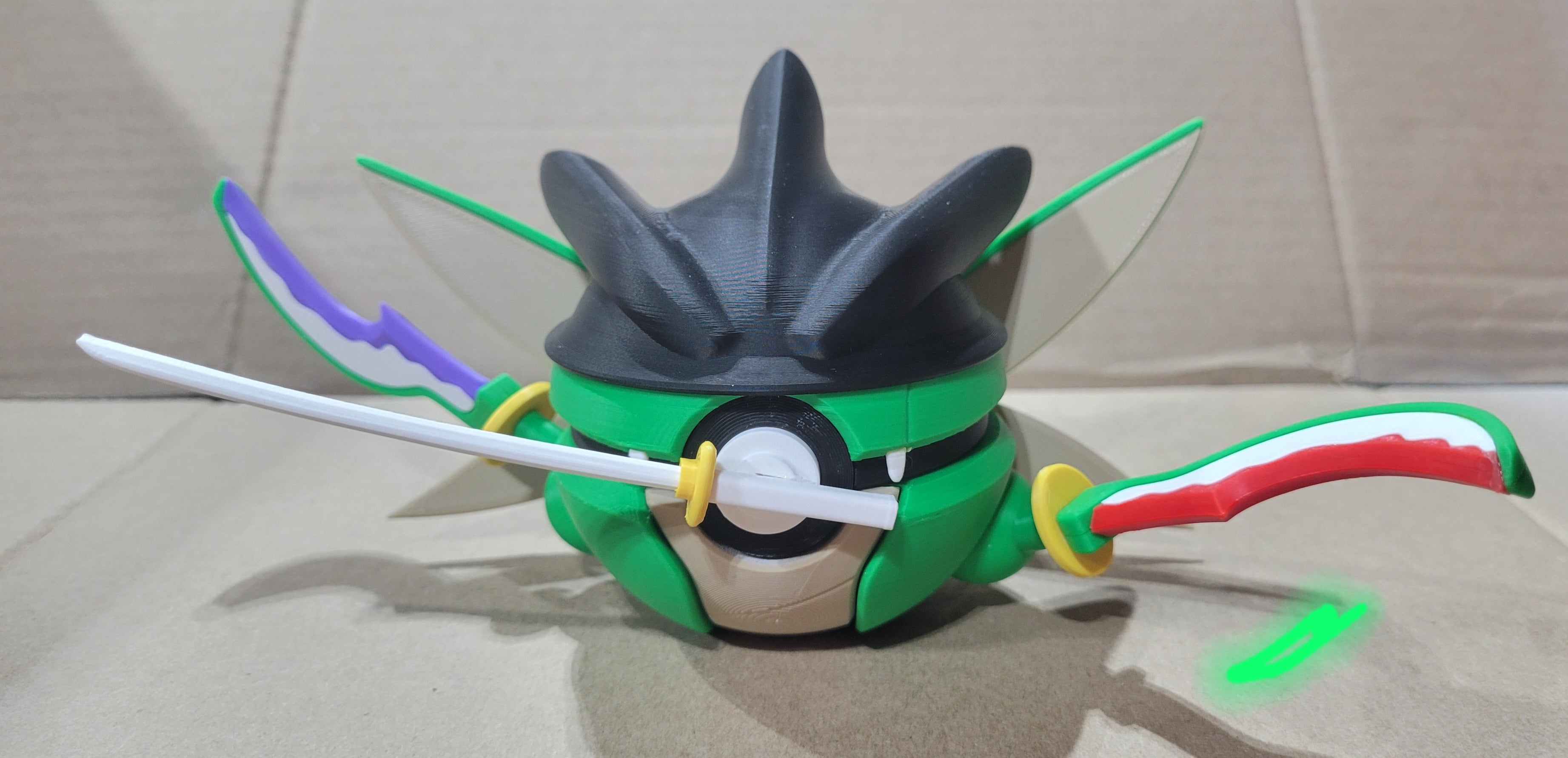 3D printed character balls